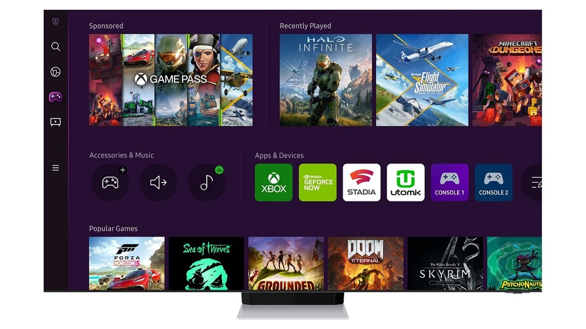 Samsung Gaming Hub Debuts With Xbox, Stadia, GeForce Now Access